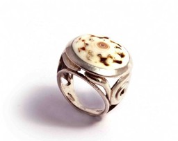 Vedere dettagli per Anello conchiglia 21 mm argento 925 Immagine di Anello conchiglia 21 mm argento 925