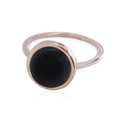 Vedere dettagli per Onice cab. 11m, anello 12mm, 1 micron argento 925 oro rosa Immagine di Onice cab. 11m, anello 12mm, 1 micron argento 925 oro rosa