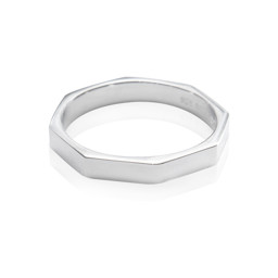 Image de "Octagon 3mm" Ring, Silber