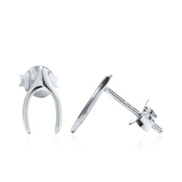 Vedere dettagli per "Wishbone". Orecchini. Argento 925  Immagine di "Wishbone". Orecchini. Argento 925