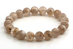 Vedere dettagli per Perline tonde di Agata 9-10 mm per il bracciale Sakura Immagine di Perline tonde di Agata 9-10 mm per il bracciale Sakura