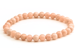 Vedere dettagli per Bracciale di perline tonde rosa di Aragonite 6 mm (rosa) Immagine di Bracciale di perline tonde rosa di Aragonite 6 mm (rosa)
