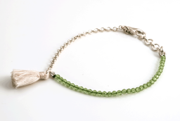 Zeige Details für "Quaste". Peridot. Armband. Silber 925  Bild von "Quaste". Peridot. Armband. Silber 925