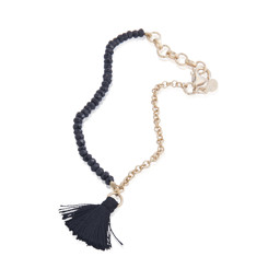 Zeige Details für "Quaste". Onyx. Armband. Silber 925-Vergoldet Bild von "Quaste". Onyx. Armband. Silber 925-Vergoldet