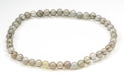 Vedere dettagli per Perline tonde da 4 mm per bracciale grigio Immagine di Perline tonde da 4 mm per bracciale grigio