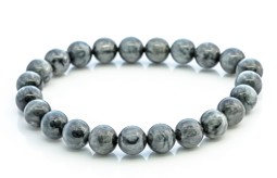 Vedere dettagli per Quarzo occhio di gatto perline tonde 8mm bracciale extra Immagine di Quarzo occhio di gatto perline tonde 8mm bracciale extra