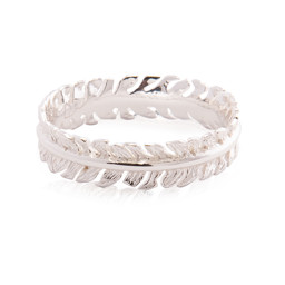 Immagine di "Lorbeer" 5mm Ring, Silber 925