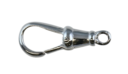 Zeige Details für Verschluss Karabiner Cornet 20mm, Silber 925.   Bild von Verschluss Karabiner Cornet 20mm, Silber 925.