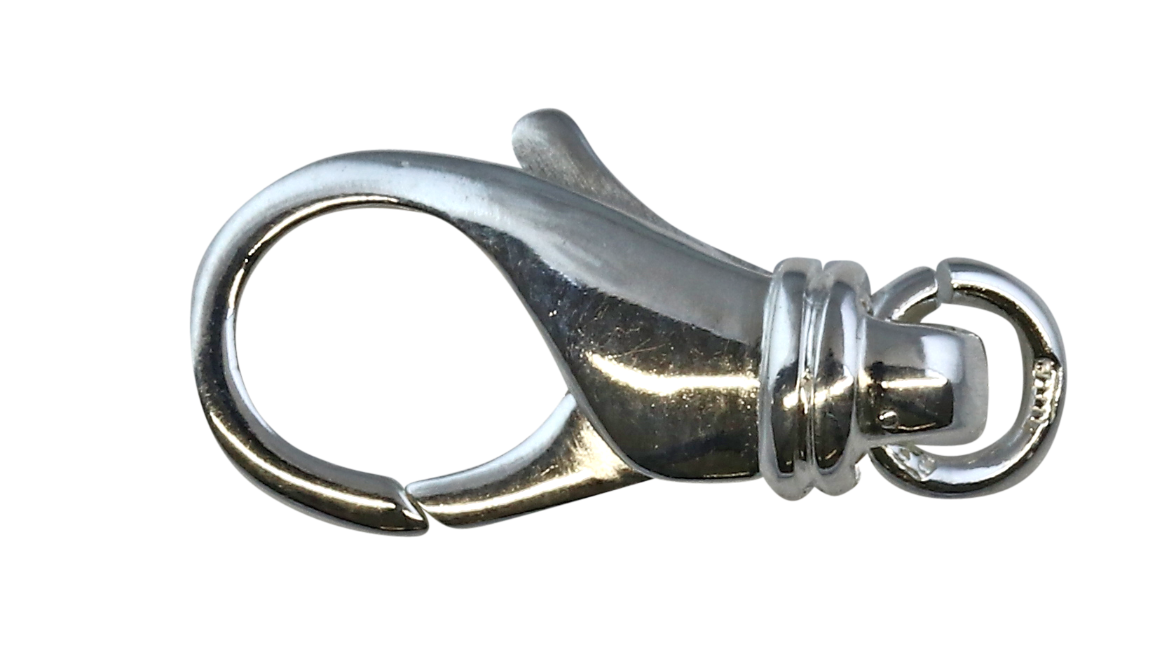 Image de Verschluss Karabiner 20mm mit Ring, Silber 925 