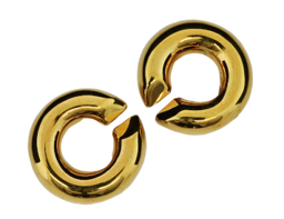 Zeige Details für Verschluss "C-Large" 15mm, Silber vergoldet Bild von Verschluss "C-Large" 15mm, Silber vergoldet