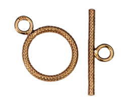 Zeige Details für Verschluss Toggle Schlangenhaut 13mm. Silber Rosévergoldet. (3er Set) Bild von Verschluss Toggle Schlangenhaut 13mm. Silber Rosévergoldet. (3er Set)