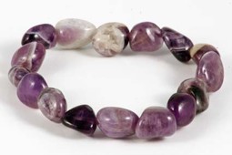 Bild von Amethyst Nuggets Crazy Armband ca. 9-12mm