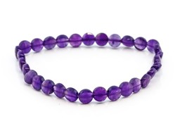 Zeige Details für Amethyst fac. Disc  6mm Armband Bild von Amethyst fac. Disc  6mm Armband