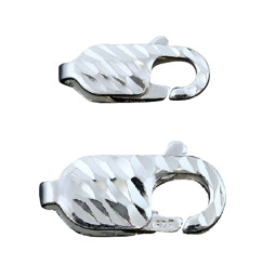 Zeige Details für Verschluss R-Karabiner 11,5mm, Disco. Silber 925  Bild von Verschluss R-Karabiner 11,5mm, Disco. Silber 925