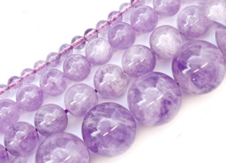 Immagine di Amethyst Kugeln  8mm Strang (Lavendel)