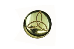 Vedere dettagli per Trigurta d'argento 12 mm, placcata oro (Trinità. Corpo, Anima e Spirito) Immagine di Trigurta d'argento 12 mm, placcata oro (Trinità. Corpo, Anima e Spirito)