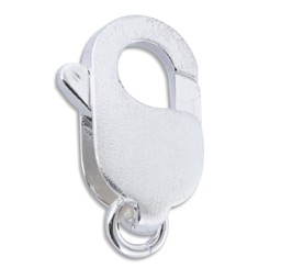 Zeige Details für R-Karabiner 31x21mm, Silber 925 GLANZ Bild von R-Karabiner 31x21mm, Silber 925 GLANZ