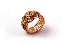 Zeige Details für Ring zisilierte Rose, 13mm Bild von Ring zisilierte Rose, 13mm