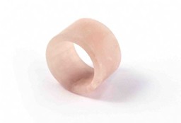 Zeige Details für Rosenquarz Ring matt 15-17mm Bild von Rosenquarz Ring matt 15-17mm