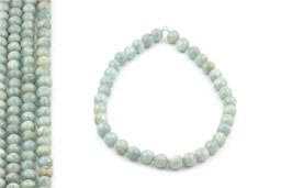 Vedere dettagli per Filo di perline tonde da 12-13 mm di Acquamarina Immagine di Filo di perline tonde da 12-13 mm di Acquamarina