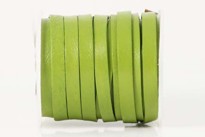 Image de Lederband flach 7mm grün, 10m Rolle