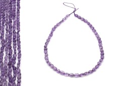 Bild von Amethyst fac. Oval 8x6mm Strang