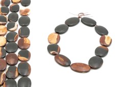 Vedere dettagli per Maxi filo ovale di diaspro australiano Immagine di Maxi filo ovale di diaspro australiano