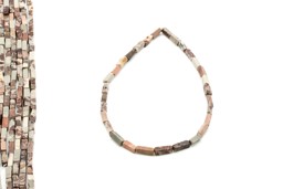 Vedere dettagli per Diaspro artistico a rullo 4x13mm filo Immagine di Diaspro artistico a rullo 4x13mm filo