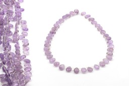 Vedere dettagli per Ametista sfaccettata. Filo piatto 8x10 mm (lavanda) Immagine di Ametista sfaccettata. Filo piatto 8x10 mm (lavanda)