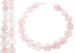 Vedere dettagli per Filo "Fantasy" di quarzo rosa Immagine di Filo "Fantasy" di quarzo rosa