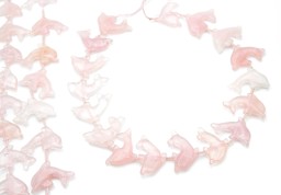 Vedere dettagli per Filo di quarzo rosa "Incisione fantastica Immagine di Filo di quarzo rosa "Incisione fantastica