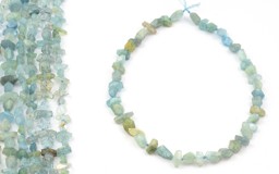 Vedere dettagli per Acquamarina sfaccettata. Nuggets 8-9 mm a filo Immagine di Acquamarina sfaccettata. Nuggets 8-9 mm a filo