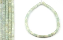 Vedere dettagli per Acquamarina in rotoli da 6-8 mm di filo Immagine di Acquamarina in rotoli da 6-8 mm di filo