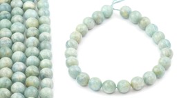 Vedere dettagli per Filo di perline tonde 15-17 mm di Acquamarina Immagine di Filo di perline tonde 15-17 mm di Acquamarina