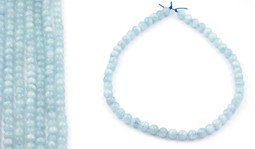 Vedere dettagli per Perline tonde di Acquamarina 8mm extra Immagine di Perline tonde di Acquamarina 8mm extra