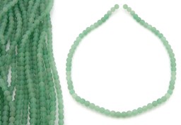 Vedere dettagli per Perline tonde di Avventurina da 6 mm (satinate) Immagine di Perline tonde di Avventurina da 6 mm (satinate)