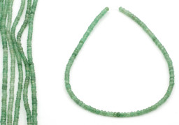 Vedere dettagli per Avventurina sfaccettata. Rondelle di 4 mm. Immagine di Avventurina sfaccettata. Rondelle di 4 mm.