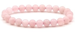 Zeige Details für Rosenquarz Kugeln 8mm Armband satiniert 20cm EXTRA Bild von Rosenquarz Kugeln 8mm Armband satiniert 20cm EXTRA