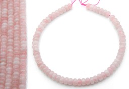 Vedere dettagli per Quarzo rosa a filo da 10 mm Immagine di Quarzo rosa a filo da 10 mm