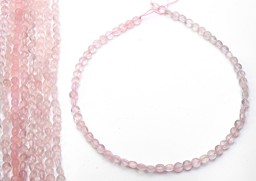 Vedere dettagli per Quarzo rosa sfaccettato. Tondo da 6 mm. Immagine di Quarzo rosa sfaccettato. Tondo da 6 mm.