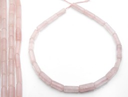 Vedere dettagli per Filo di quarzo rosa esagonale da 8 mm Immagine di Filo di quarzo rosa esagonale da 8 mm