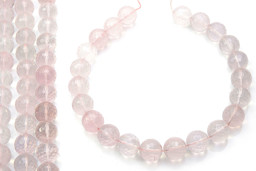 Vedere dettagli per Perline tonde sfaccettate di quarzo rosa da 18 mm Immagine di Perline tonde sfaccettate di quarzo rosa da 18 mm