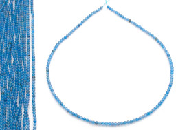 Vedere dettagli per Perline tonde blu di Agata da 3 mm (colorate) Immagine di Perline tonde blu di Agata da 3 mm (colorate)