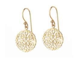 Vedere dettagli per "Fiore. Orecchini. Argento 925 placcato oro Immagine di "Fiore. Orecchini. Argento 925 placcato oro