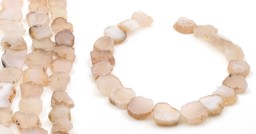 Vedere dettagli per Filo di fette di Agata "naturale" di 25-35 mm Immagine di Filo di fette di Agata "naturale" di 25-35 mm