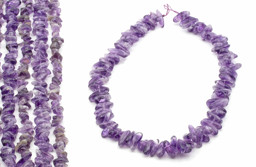 Vedere dettagli per Filo di chips di ametista Immagine di Filo di chips di ametista