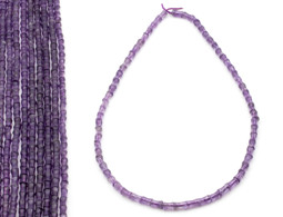 Vedere dettagli per Filo di ametista 4x6 mm Immagine di Filo di ametista 4x6 mm