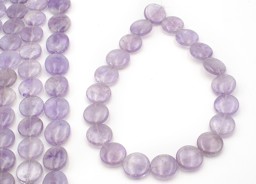 Image de Amethyst Scheibe 20mm Strang