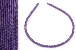 Vedere dettagli per Ametista sfaccettata. Rondelle 6 mm filo extra Immagine di Ametista sfaccettata. Rondelle 6 mm filo extra