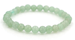 Vedere dettagli per Bracciale di perline tonde di Avventurina da 6 mm, standard Immagine di Bracciale di perline tonde di Avventurina da 6 mm, standard